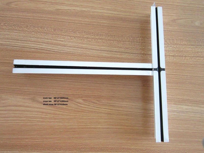 Black Groove Galvanized Ceiling T Grid From China Manufacturer