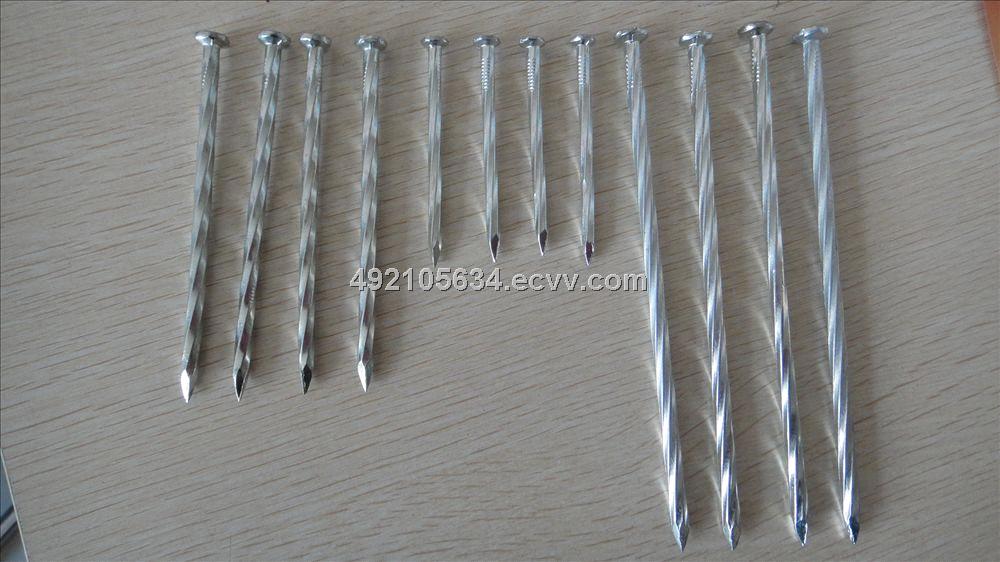 Concrete Steel Nail, Galvanized or Black Surface, Made of Hardened Steel,  Twill, Plain, Spiral Shan from China Manufacturer, Manufactory, Factory and  Supplier on 