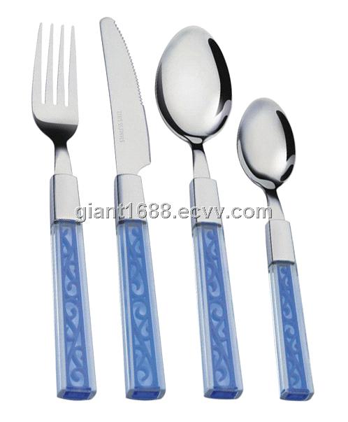 Hollow Plastic Handle Cutlery
