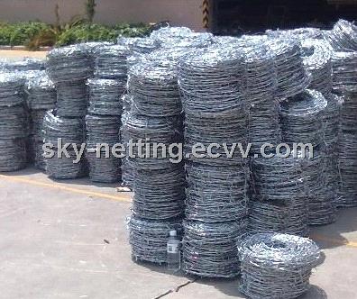 Hot-Dipped Galvanized Barbed Wire for Road Steel Fencing
