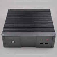 Metal Aluminum MINI-ITX Chassis for HTPC, DC-ATX Convertor , Power Adaptor.