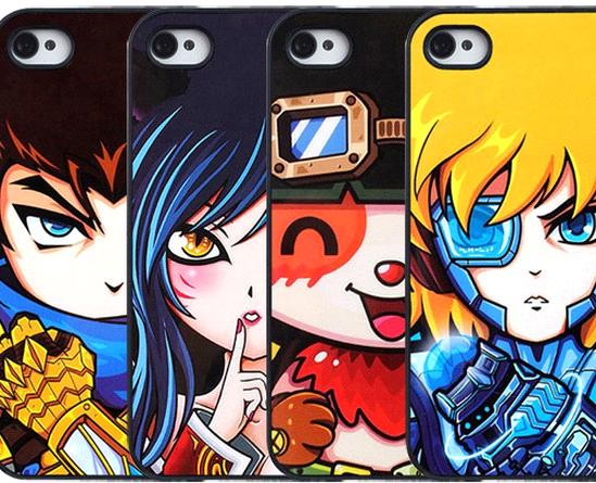 Q version of the protection shell for iphone 4/4 s mobile phone shell game characters