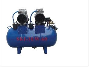 SKI dental one for one silence oil-free air compressor