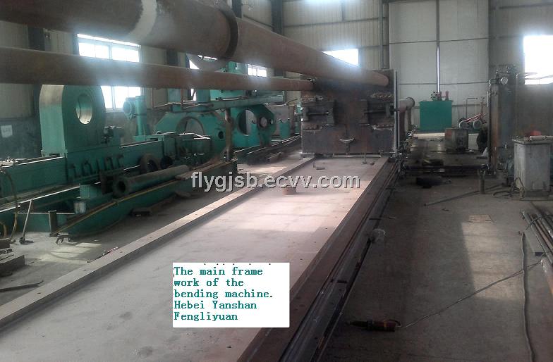 hydraulic pipe bending machine for 2500mm thick 40mm steel pipe