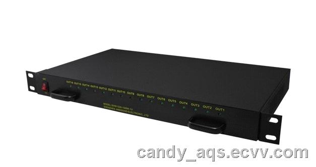 DC12V 20AMP 16channels CCTV 1U rack mount power supply(SIHD1220-1600A-1U)