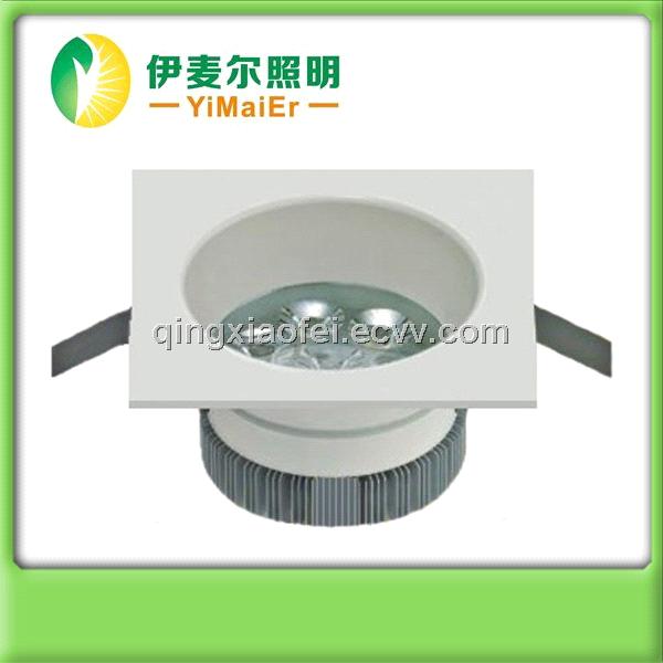 High quality & competitive price CE RoHS FCC approved 7w square led downlight