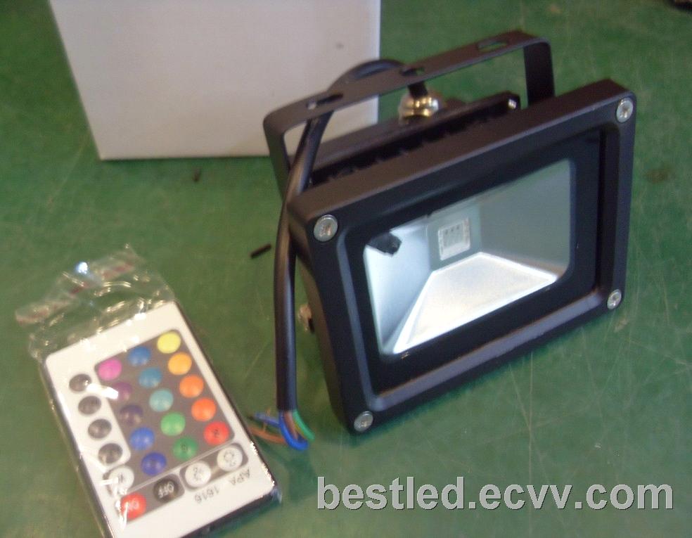RGB Remote Control LED Flood Light 10-20W