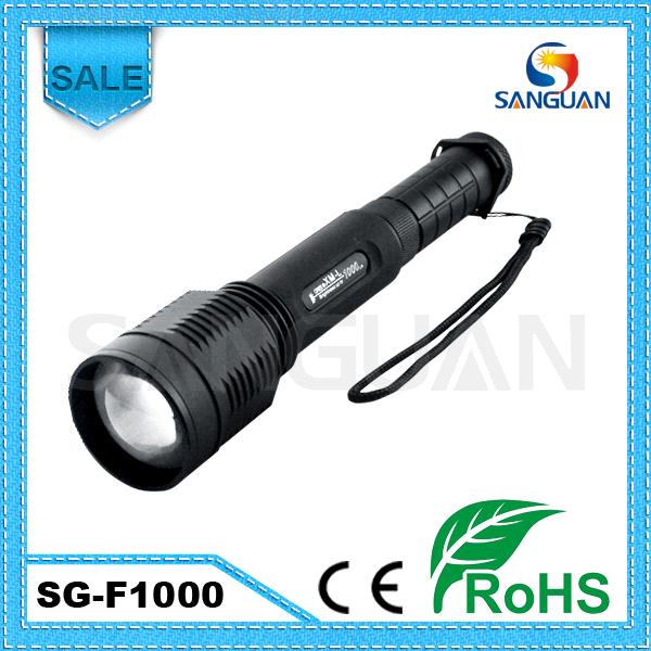 Rechargeable Zoomable Tactical Flashlight