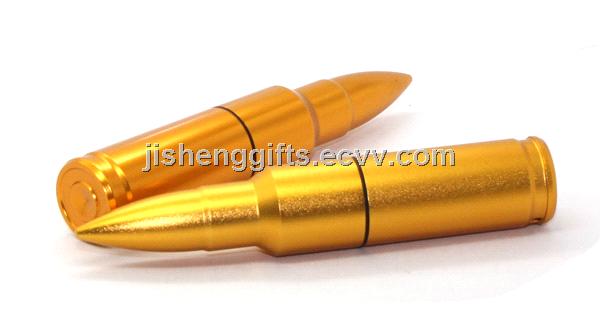 Bullet Shaped USB Memory Stick/ Army/Military USB Disk