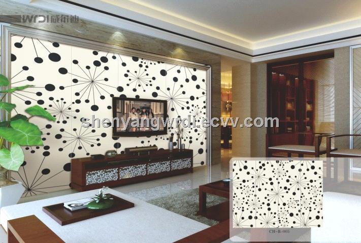 Flower Painting Mdf Board For Tv Background Wall From China