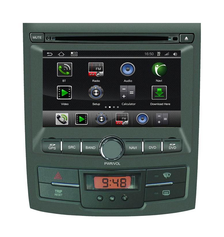 Android Car DVD GPS (A8 Cpu,DDRII512,1GHZ,4G RAM,WIFI)-Ssangyong korando