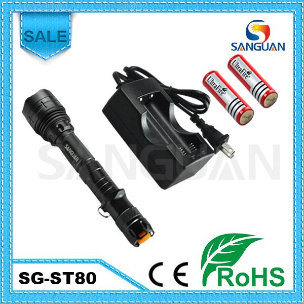 SG-ST80 Cree T6 LED Tactical Flashlight Rechargeable Flashlight