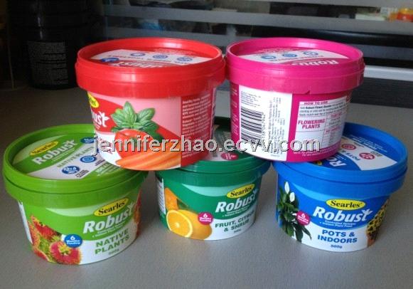 Plastic Pail with in Mould Label