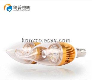 2014 Latest 3w LED candle lights with high quality chip