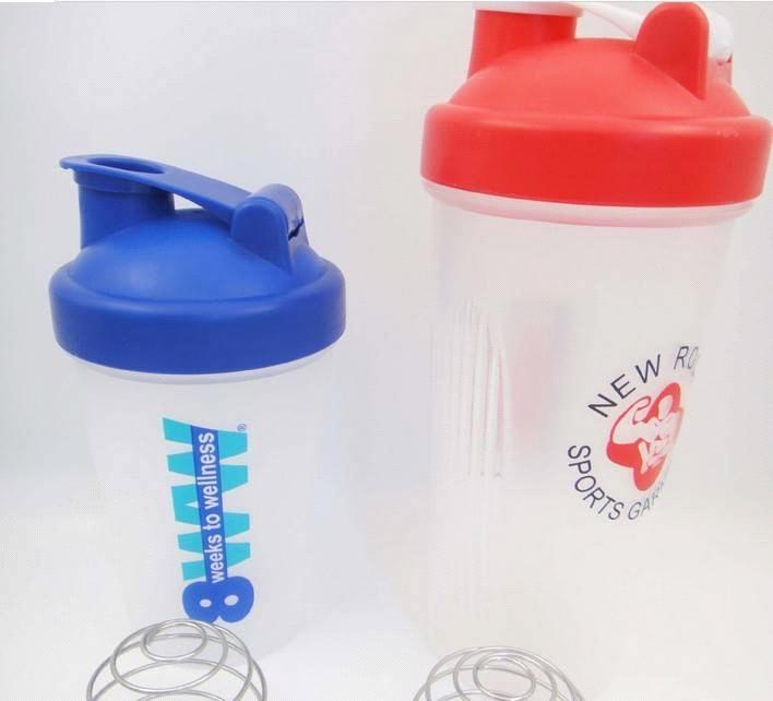 Wholesale custom Protein shaker blender bottles/cups With Ball 400ML/500ml/600ml/700ml/800ml