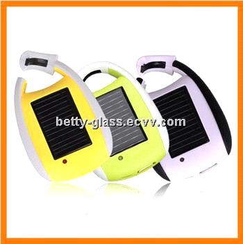 Solar Mobile Computer charger with Carabiner / Very Popular Friend Gifts