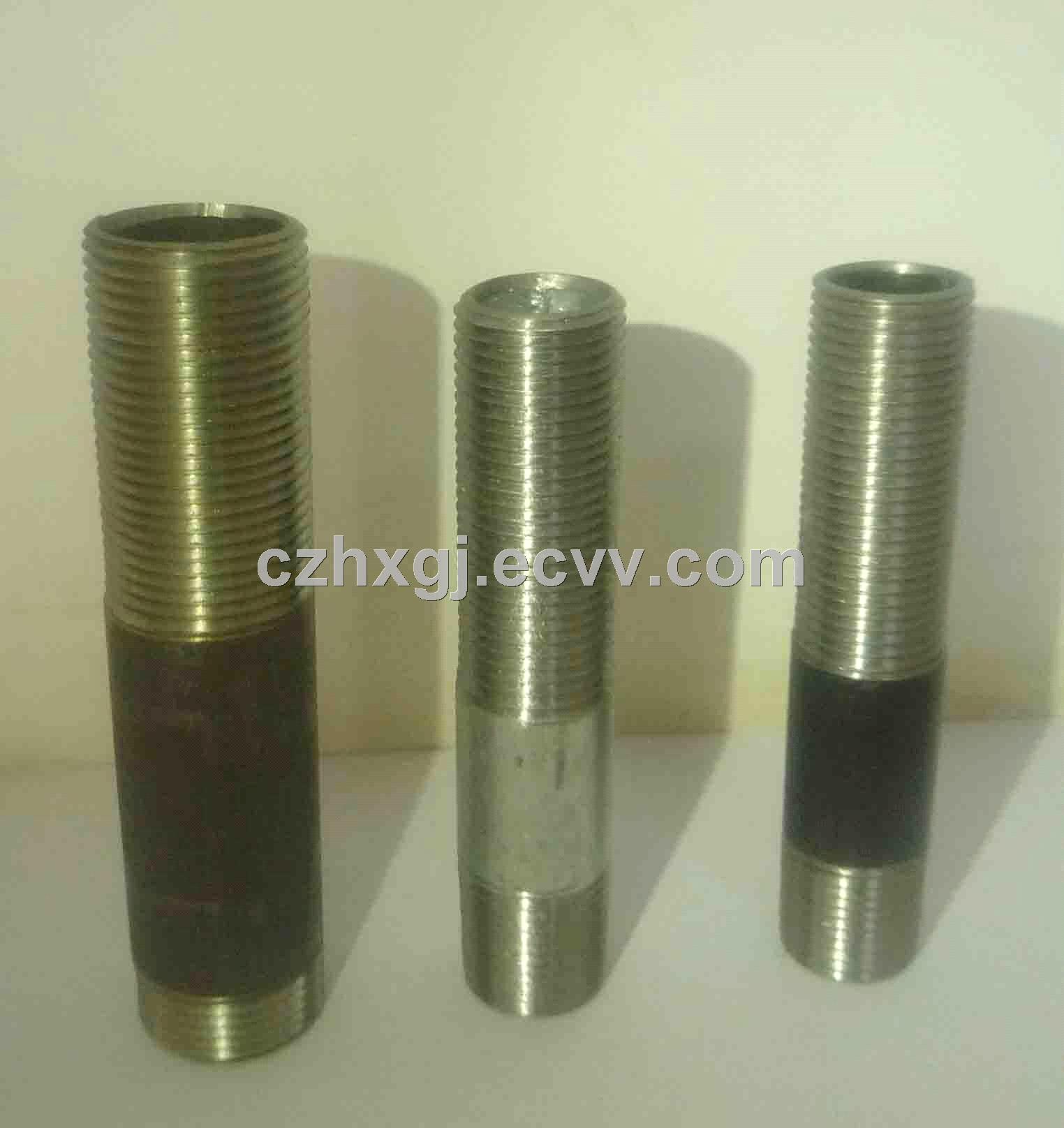 1/2-8 long screw thread steep pipe nipples