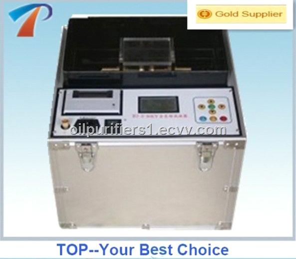 Automatic Insulating Oil BDV Test kit, Through the RS232 port with a software upgrade or with the PC