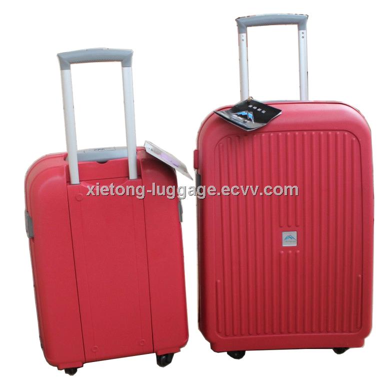 Factory Wholesale Gallo Red PP Injection Trolley Carry-on Hard Case