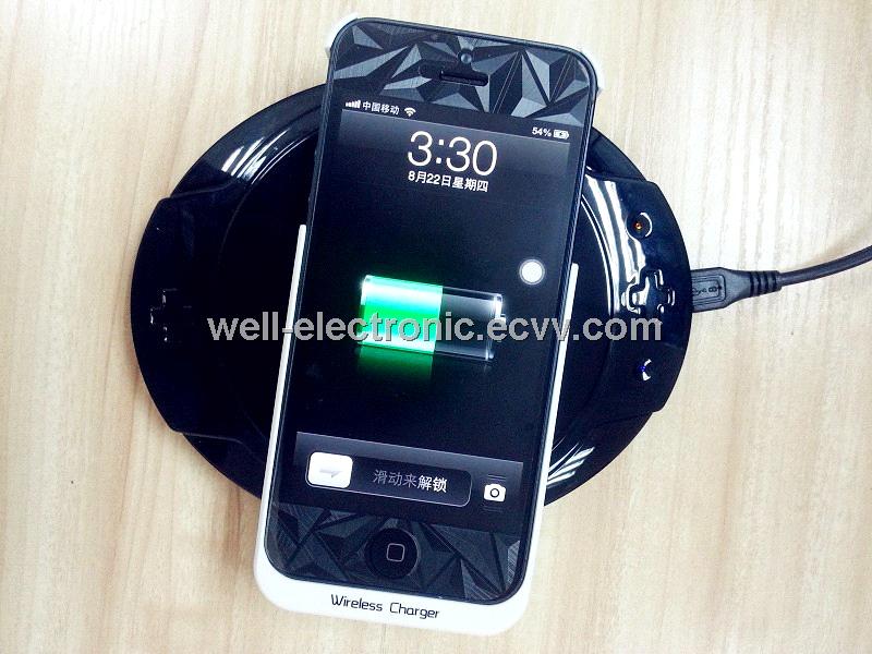 QI Wireless Charging Pad unique and private shape Bottom Non-slip design