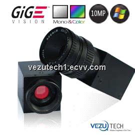 10MP Gigabit Ethernet (GigE) Industrial Camera for Machine Vision