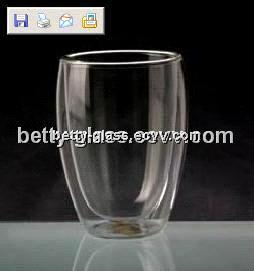 Heat-resistant Double-wall Glass Cup 250ml Glass Coffee Cup