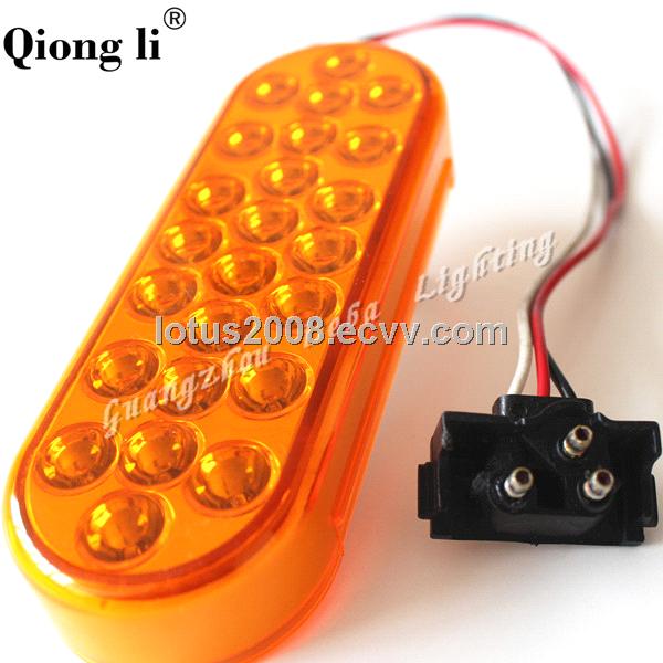 6 INCH OVAL LED STOP TURN TAIL LAMP DOT SAE APPROVED