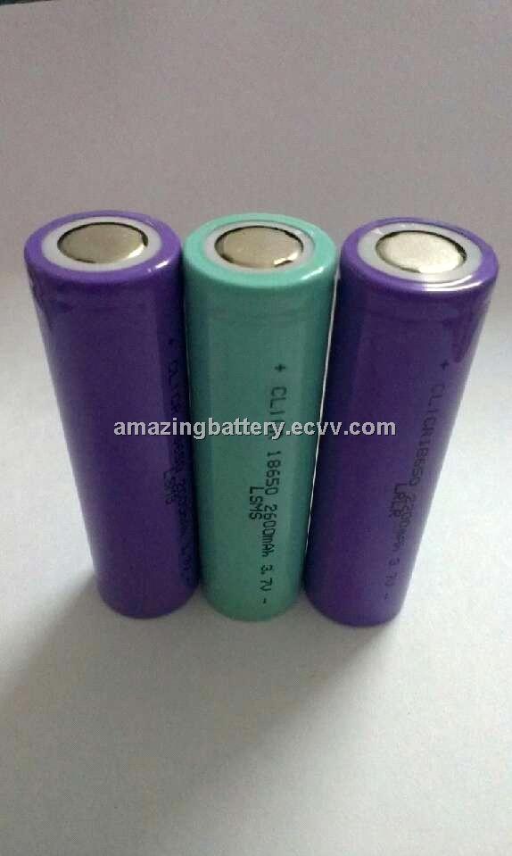 Cyclindrical Lithium ion 18650 / 26650 Cells