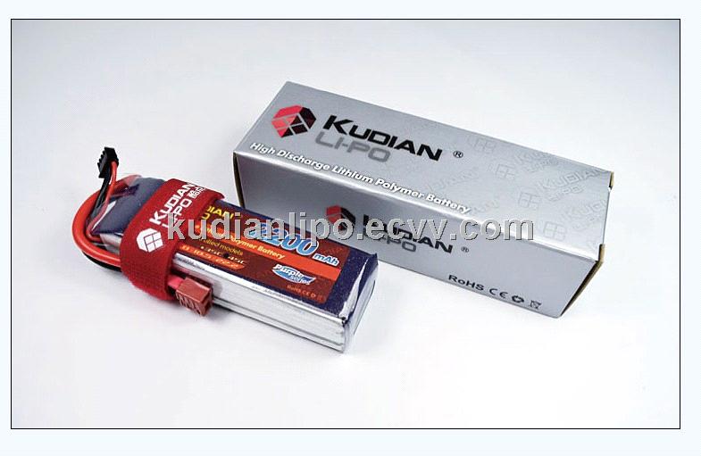 Kudian Lipo 2200mah 11.1V 45C for rc hobby,DJI