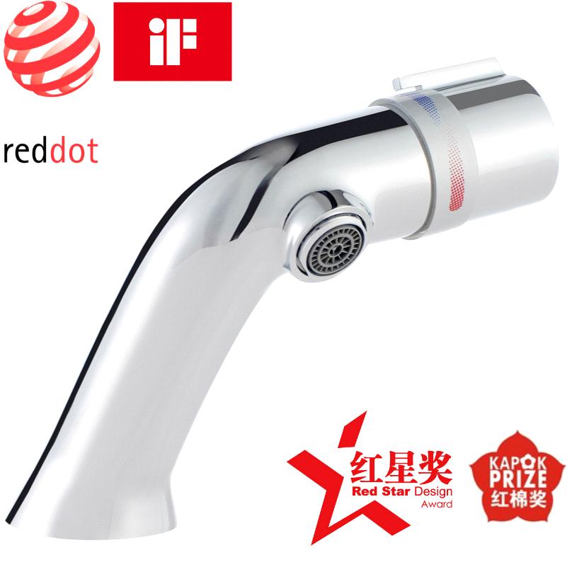 New fashion Hot and cold water all-brass wash basin faucets win iF design award & Red Dot award