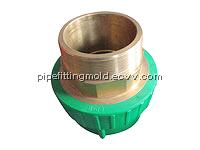 PPR male adaptor plastic injection pipe fitting mould