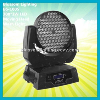 Stage Demo 108*3w RGB LED Moving Head Wash Light-LED Light (Bs-1005)