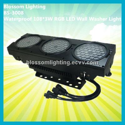 Top Product 108*1W RGB LED Three Heads Wall Washer Light/LED Light (BS-3008)