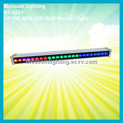 Ultra-Thin Linear 24*3W 3IN1 LED Wall Washer Light (BS-3024)