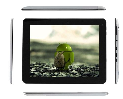 9.7 inch Capacitive Multi Touch Panel MTK8389 Quad core Cotex A7 Tablet PC AM980