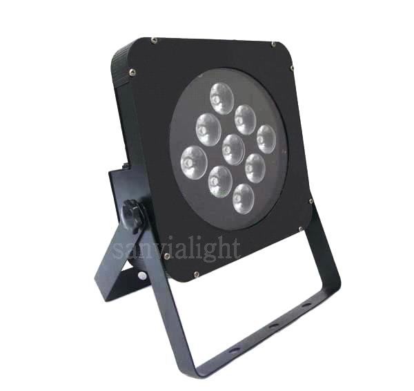 9x3W RGBP 3in1/ 4in1 LED flat par light,led mini wall washer