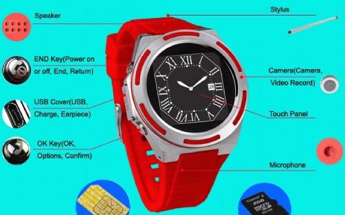 A8 Watch Mobile Phone,Wrist Mobile Phone,Bluetooth Watch Phone With Call/SMS/Phonebook