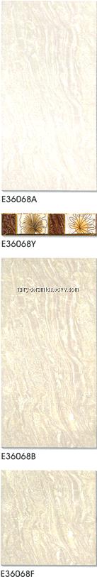 Ceramic Up Wall Tiles and Borders Decoration and Up Wall Tiles with Floor Tiles Series 300x600mm