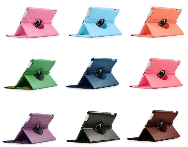 China Wholesale iPad Retina Air 360 Rotating Leather Smart Cover