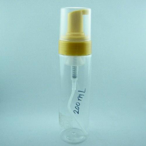 Plastic PET container bottle 200ml for cosmetic personal face hair care
