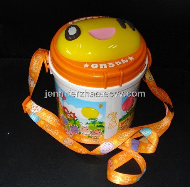 Popcorn Plastic Packageing Bucket