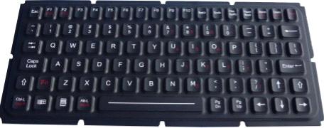 Portable Flexible Silicone Rubber PC Keyboard