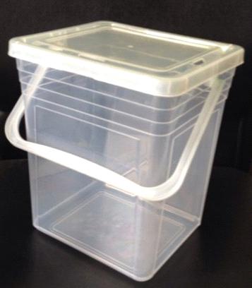 square plastic buckets for sale