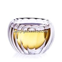 Top Rated 50ml Striped Glass Cup Double-wall Glass Cup