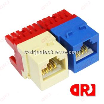 china supplier fiber optic keystone jack with different colors