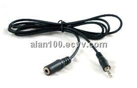 3.5mm stereo Male to Female extension cable / Audio cable (kabel)