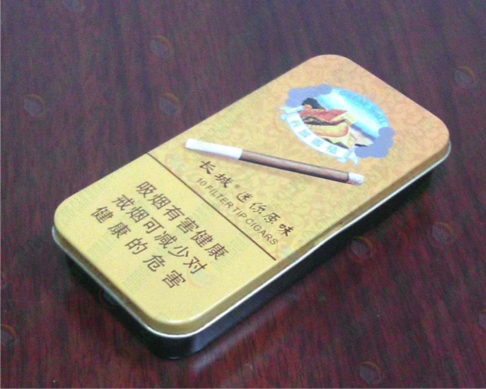 Cigar meta tin container,Cigar cigarette packaging box,box manufacturers in china