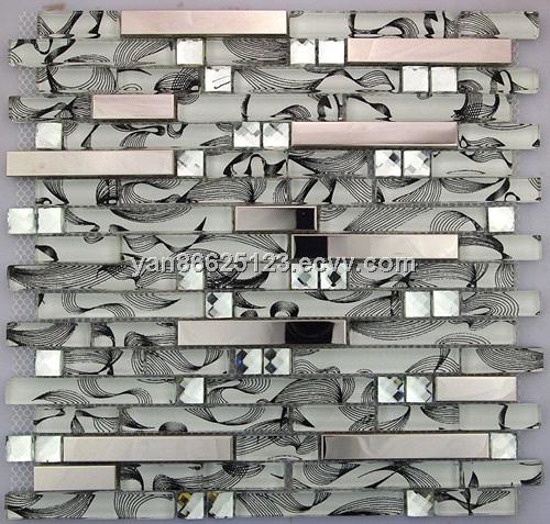 Crystal Glass Mosaic for wall decoration