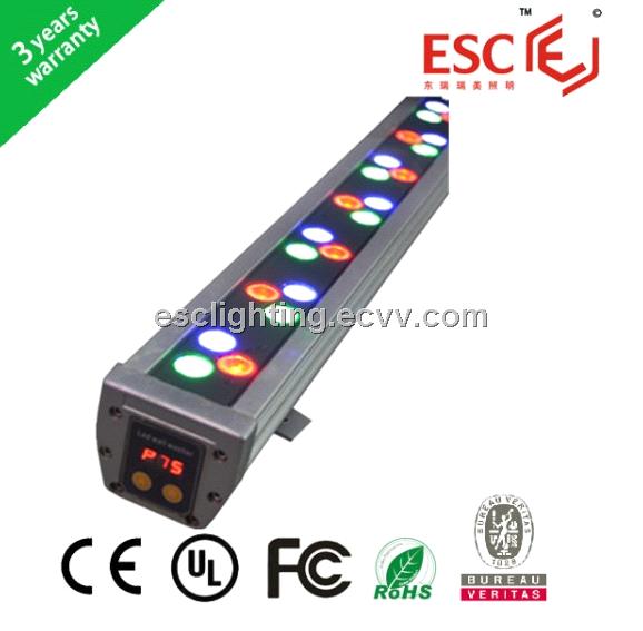 DMX512 RGB 24W/48W/72W LED Wall washer For outdoor decoration