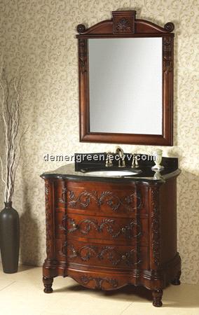 Low price MDF lacquer bathroom cabinet